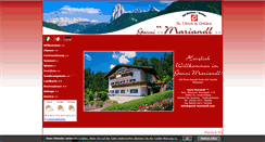 Desktop Screenshot of garni-mariandl.com